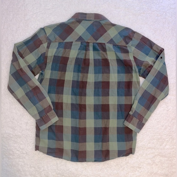 Quiksilver Plaid Button Down Shirt Men’s XL - Picture 2 of 6